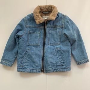 Zara Denim trim denim jacket.